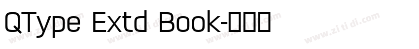 QType Extd Book字体转换